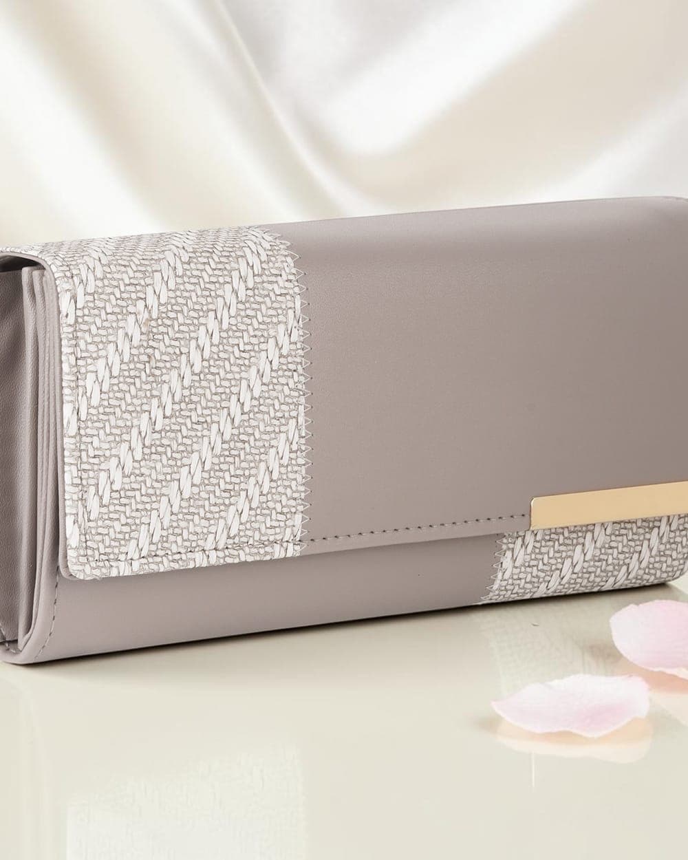 Pari Line Long Wallet — Grey — DOSYSO Classic