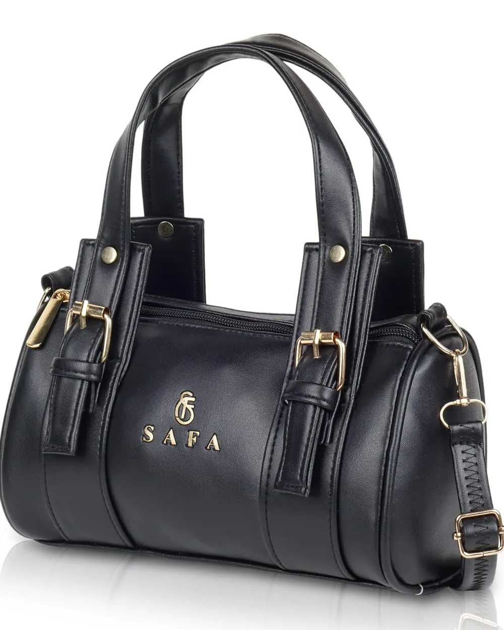 Nyra Barrel Handbag — Black — view 1 of 5
