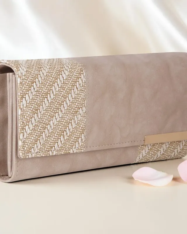 Pari Line Long Wallet — Sand — DOSYSO Classic